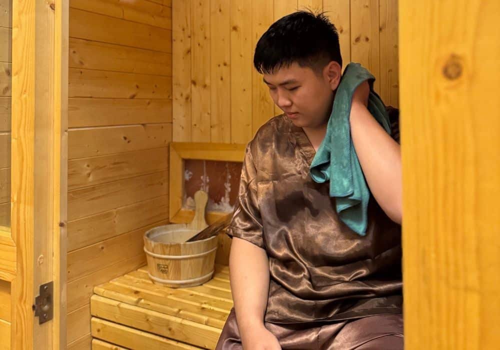 Hi Spa sở hữu phòng xông hơi dành cho nam